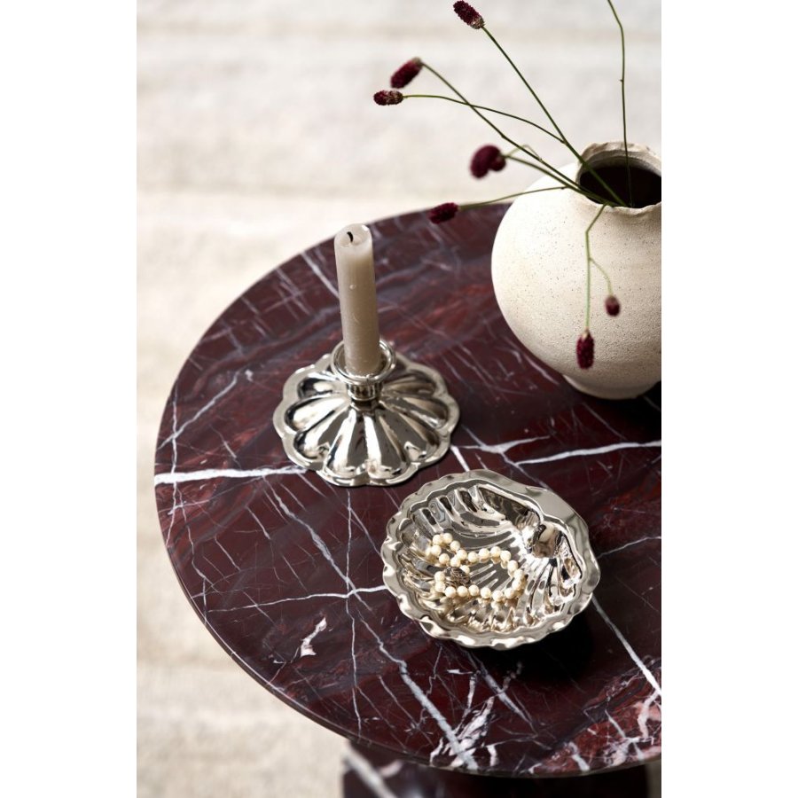 Lene Bjerre Scallia Schale 12,5 cm, Silberfarbenes Finish