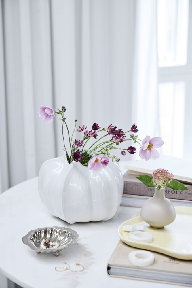 Lene Bjerre Scallia Schale 12,5 cm, Silberfarbenes Finish