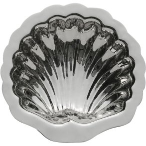Lene Bjerre Scallia Schale 12,5 cm, Silberfarbenes Finish