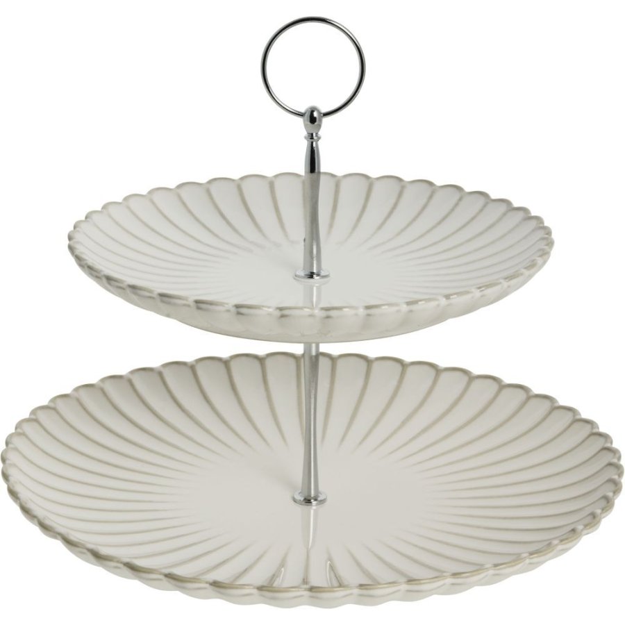 Lene Bjerre Camille Etagere H27 cm, R�hvid