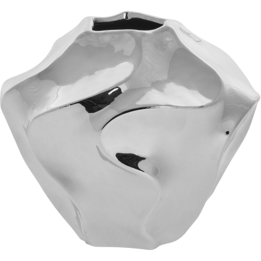 Lene Bjerre Jinia Vase H15 cm, S�lvfinish