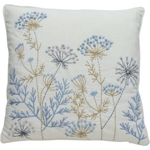 Lene Bjerre Visilia Kissenbezug 50x50 cm, Cremewei�/Hellblau