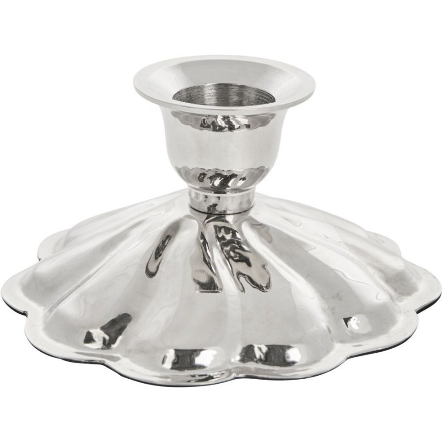 Lene Bjerre Scallia Lysestage H5,5 cm, S�lv