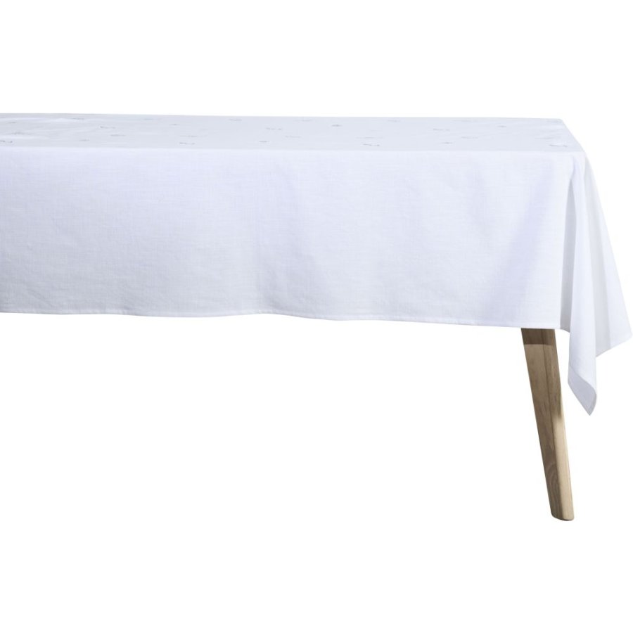Lene Bjerre Nerina Tafelkleed 140x220 cm, Wit