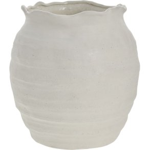 Lene Bjerre Niva Urtepotteskjuler H29,5 cm, R�hvid