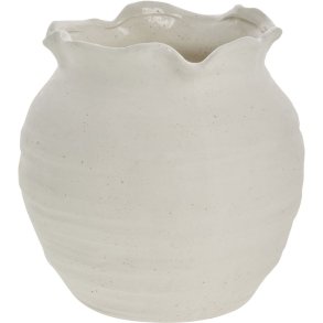 Lene Bjerre Niva Urtepotteskjuler H23,5 cm, R�hvid