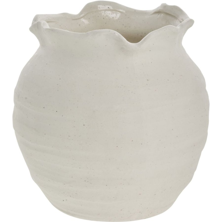 Lene Bjerre Niva Urtepotteskjuler H23,5 cm, R�hvid