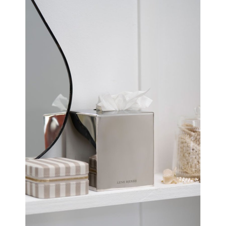 Lene Bjerre Aya Servietholder 12x12 cm, S�lv
