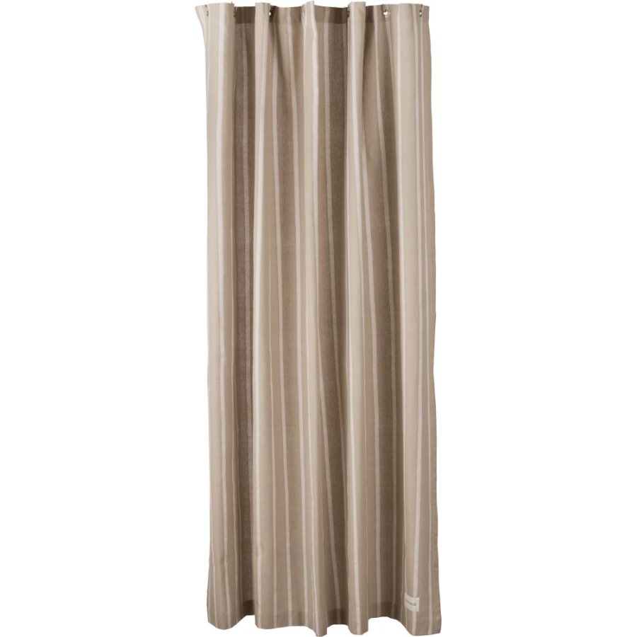 Lene Bjerre Ayane Stripe Duschvorhang 160x200 cm, Beige