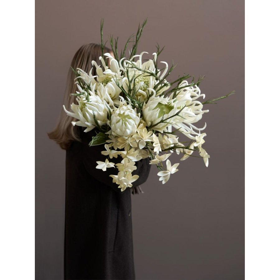 Lene Bjerre Happia Kunstblume 77 cm, Wei&szlig;