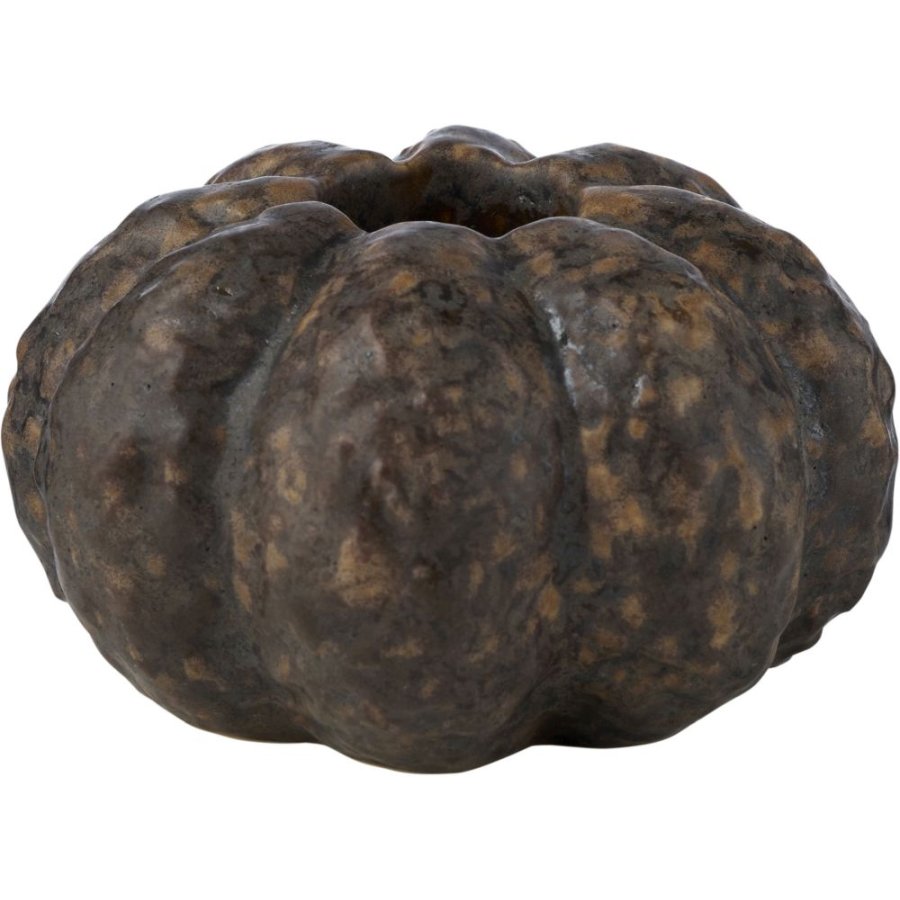 Lene Bjerre Hallia Lysestage H5 cm, Brun