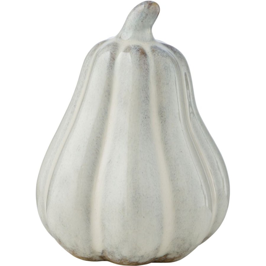 Lene Bjerre Hallia K&uuml;rbis H12,6 cm, Wei&szlig;