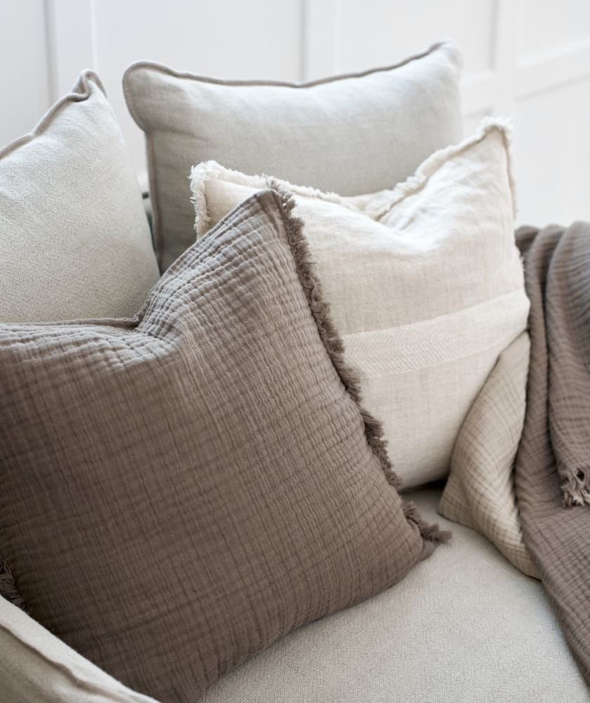 Lene Bjerre Anaya Decke 130x170 cm, Beige