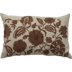 Lene Bjerre Villia Kissenbezug 40x60 cm, Leinen/Ros�braun