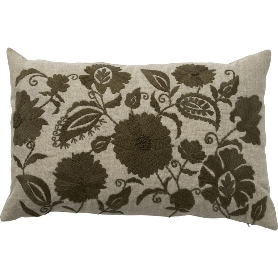 Lene Bjerre Villia Kissenbezug 40x60 cm, Linen/D. Brown
