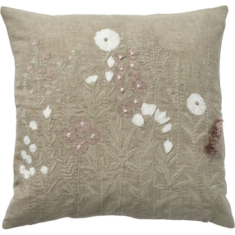 Lene Bjerre Visella Kissenbezug 50x50 cm, Linen/White