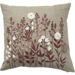 Lene Bjerre Visella Kissenbezug 50x50 cm, Leinen/Ros�braun