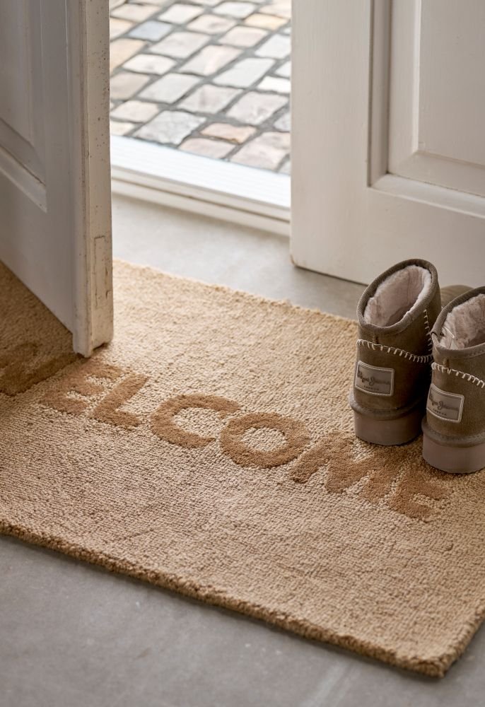 Lene Bjerre Jussie Welcome Fu�matte 50x80 cm, Beige