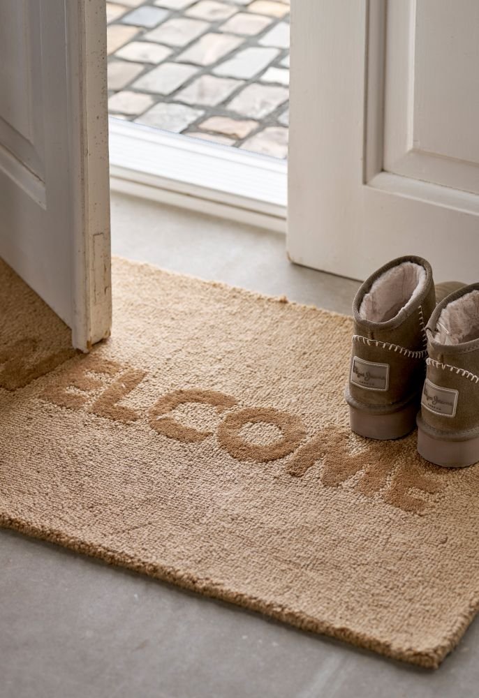 Lene Bjerre Jussie Welcome Fu�matte 50x80 cm, Braun