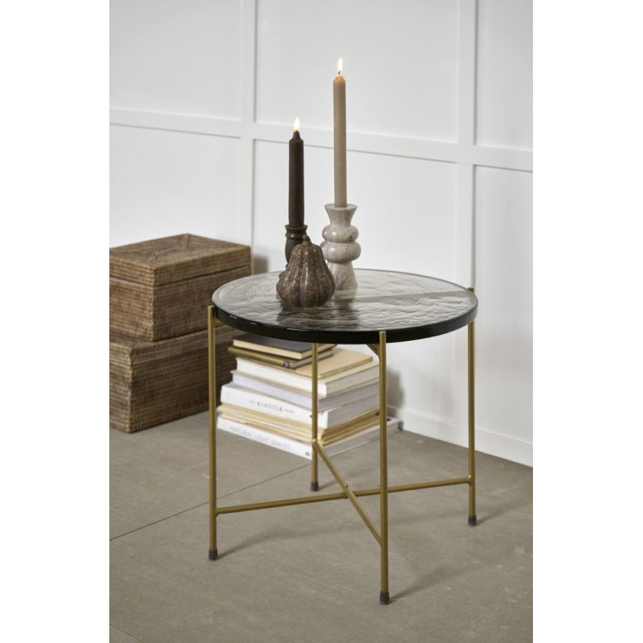Lene Bjerre Elille Lysestage H15 cm, Beige