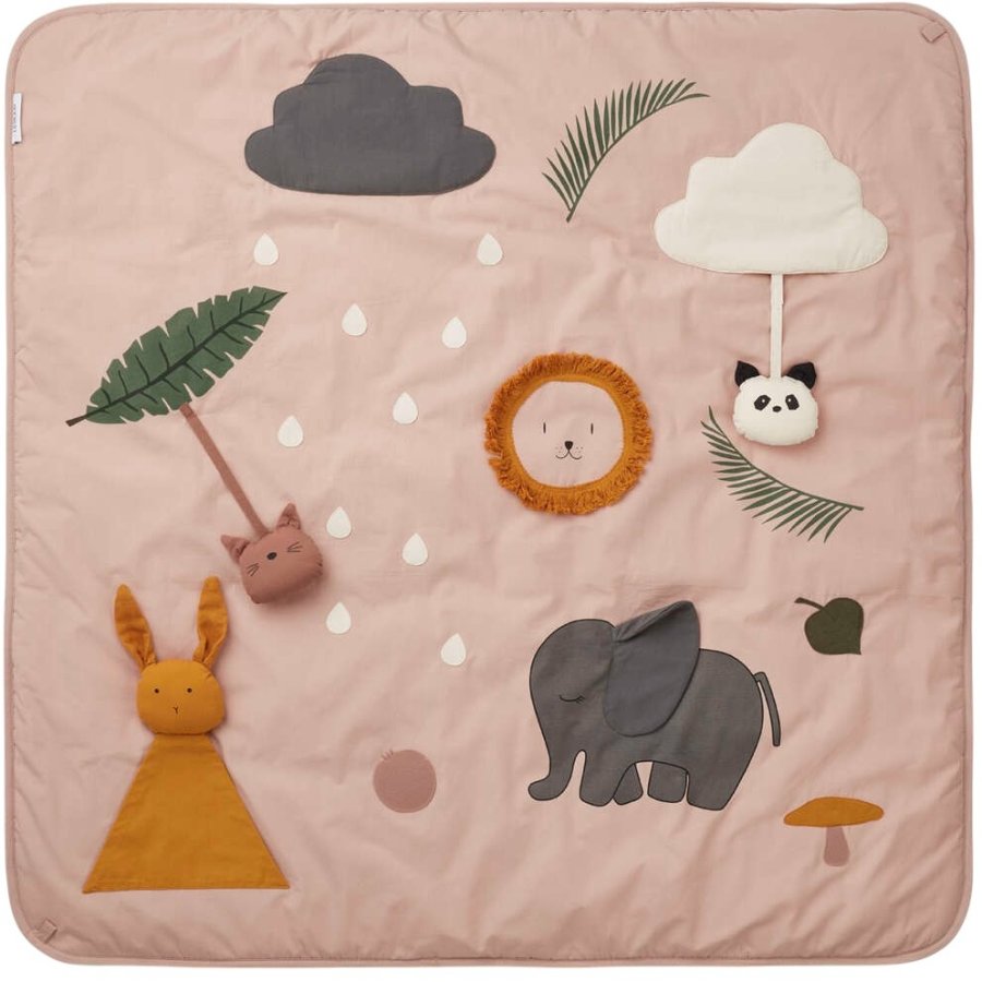 LIEWOOD Glenn Spieldecke 110x110 cm, Rose