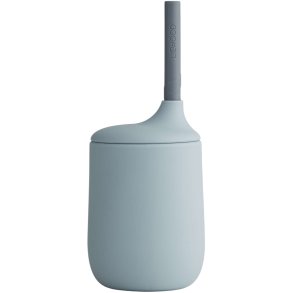 LIEWOOD Ellis Kinderbecher mit Strohhalm 23 cl, Sea Blue/Blue Wave Mix