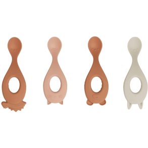 LIEWOOD Liva Lffel 4er Set, 14 cm, Rose Mix