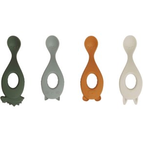 LIEWOOD Liva Ske 4 stk. 14 cm, Hunter Green Mix