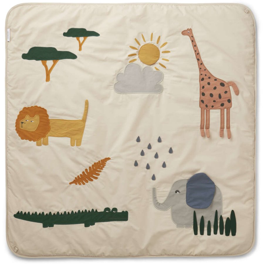 LIEWOOD Glenn Spieldecke 110x110 cm, Safari Sandy Mix