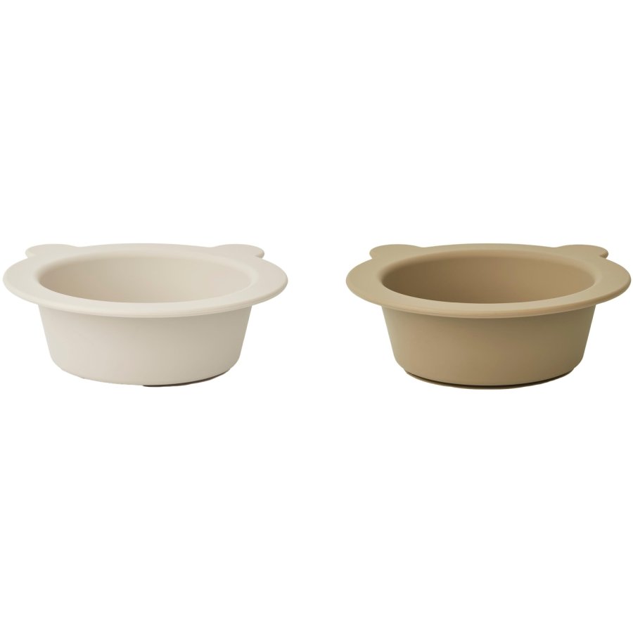 LIEWOOD Peony Sk�l m. Sugekop 2 stk �16 cm, Sandy/Oat
