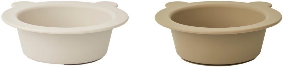 LIEWOOD Peony Sk�l m. Sugekop 2 stk �16 cm, Sandy/Oat