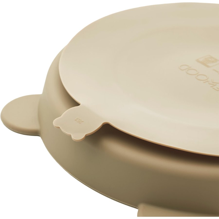 LIEWOOD Stacy Tallerken m. Sugekop 2 stk. 17 cm, Sandy/Oat