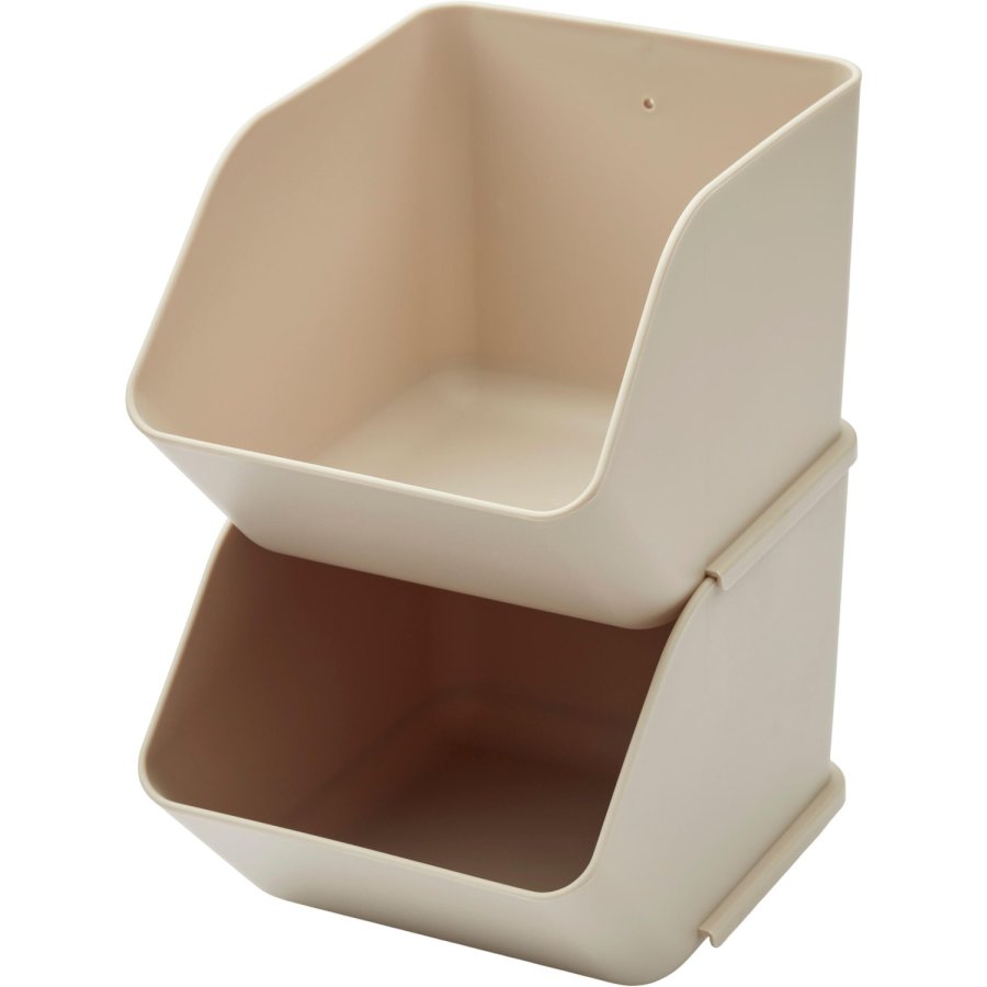 LIEWOOD Rosemary Opbevaringskasse 2 stk. 13,9x18,2 cm, Sandy