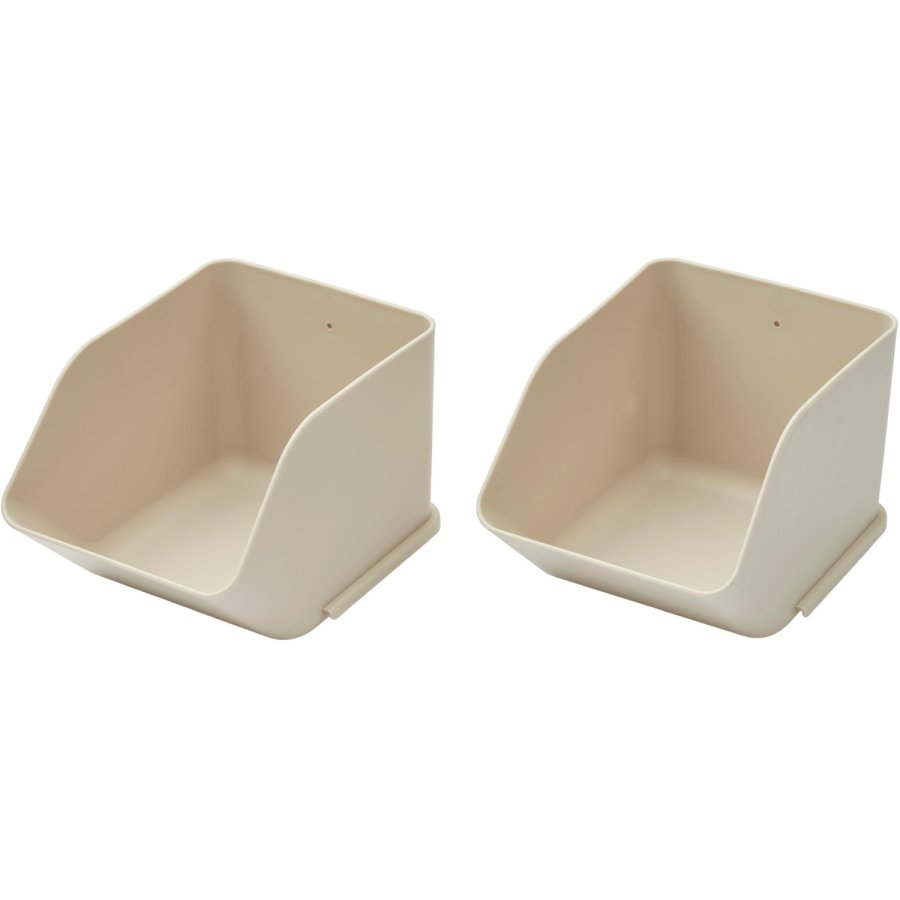 LIEWOOD Rosemary Opbevaringskasse 2 stk. 13,9x18,2 cm, Sandy