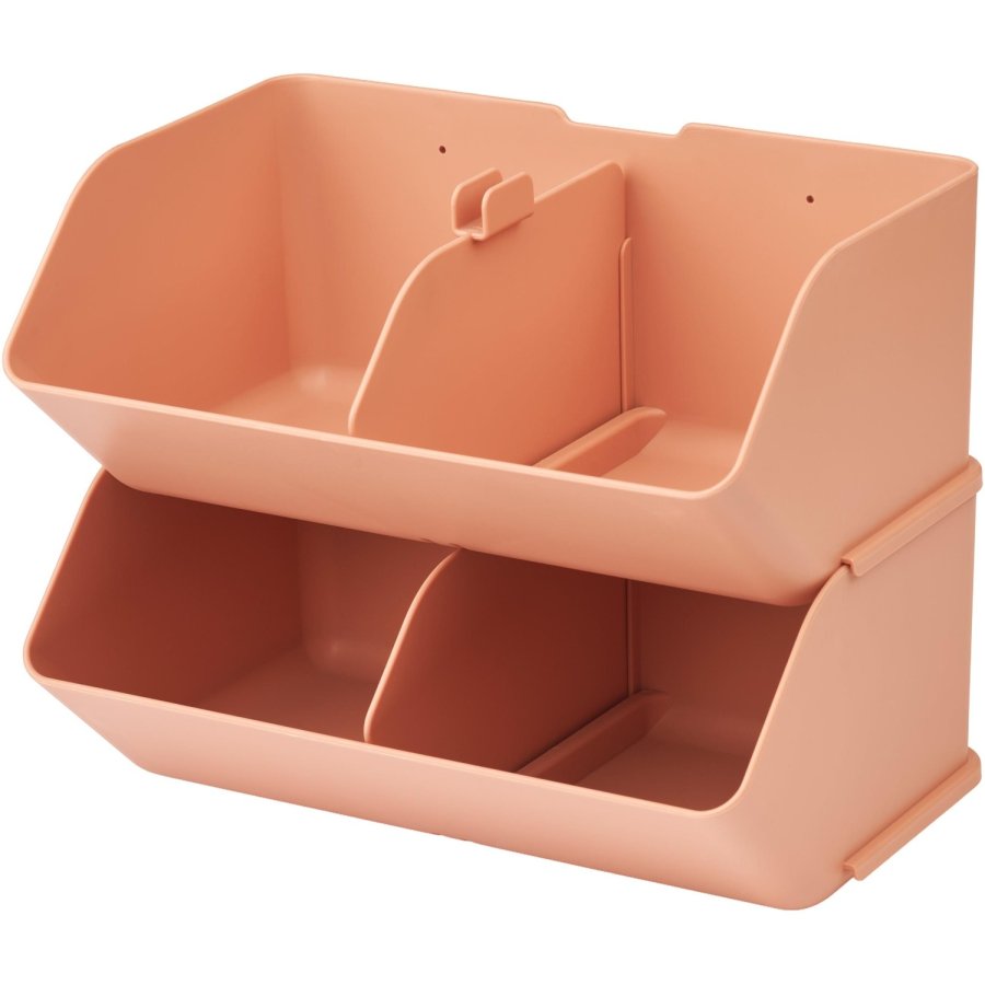 LIEWOOD Rosemary Opbevaringskasse 2 stk. 28,3x18,2 cm, Tuscany Rose
