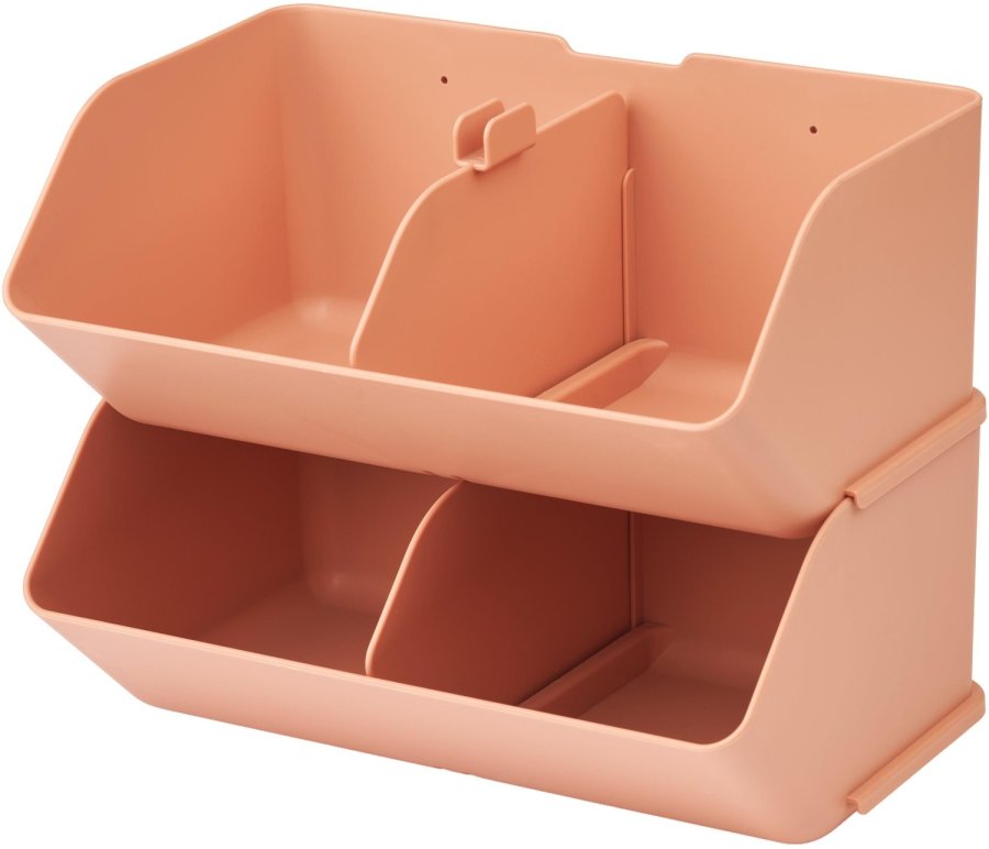 LIEWOOD Rosemary Opbevaringskasse 2 stk. 28,3x18,2 cm, Tuscany Rose