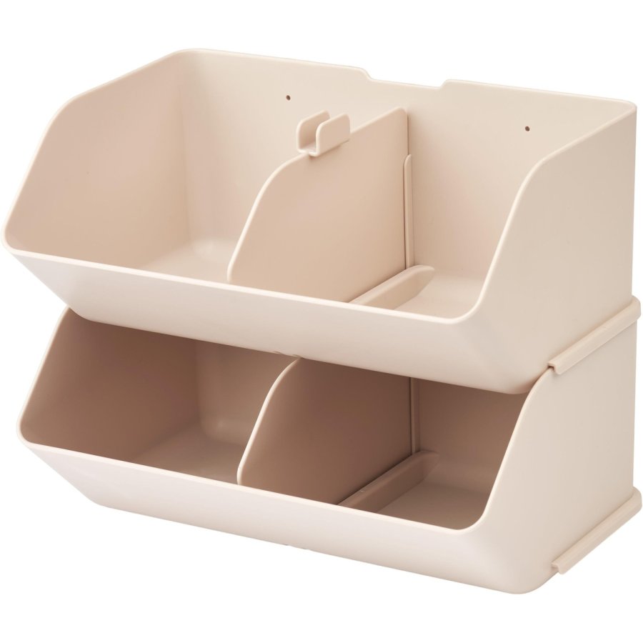 LIEWOOD Rosemary Opbevaringskasse 2 stk. 28,3x18,2 cm, Sandy