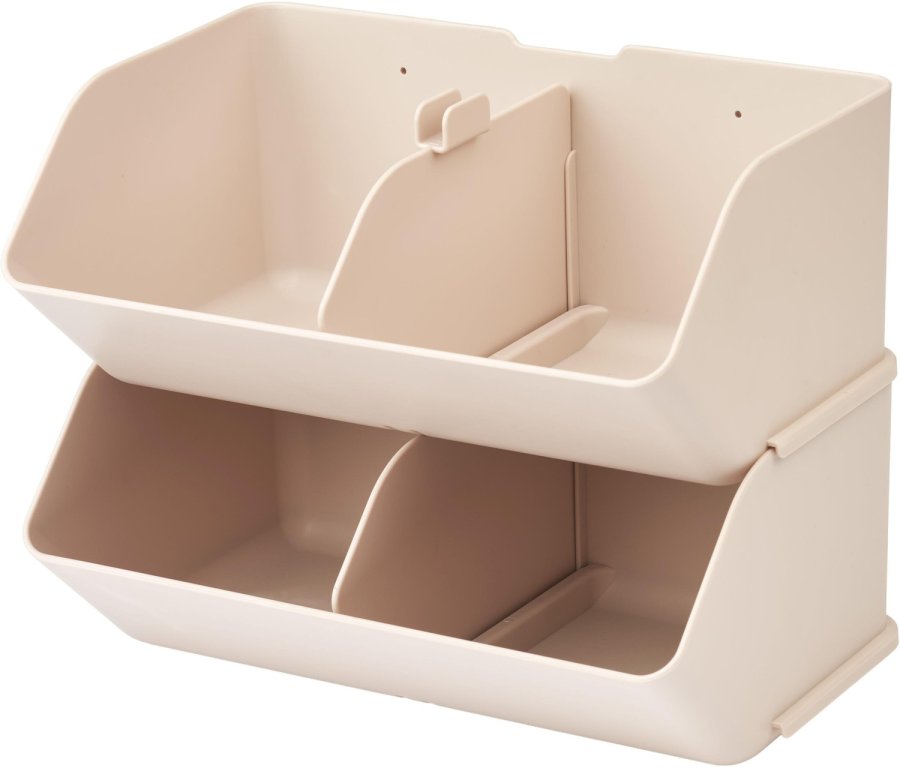 LIEWOOD Rosemary Opbevaringskasse 2 stk. 28,3x18,2 cm, Sandy