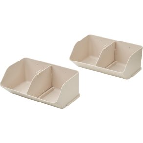 LIEWOOD Rosemary Opbevaringskasse 2 stk. 28,3x18,2 cm, Sandy