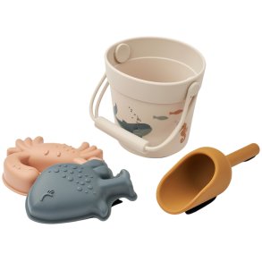 LIEWOOD Kit Mini Sea Creature Strandset, Sea Creature/Sandy