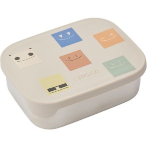 LIEWOOD Arthur Madkasse 900 ml, Smiley/Sandy