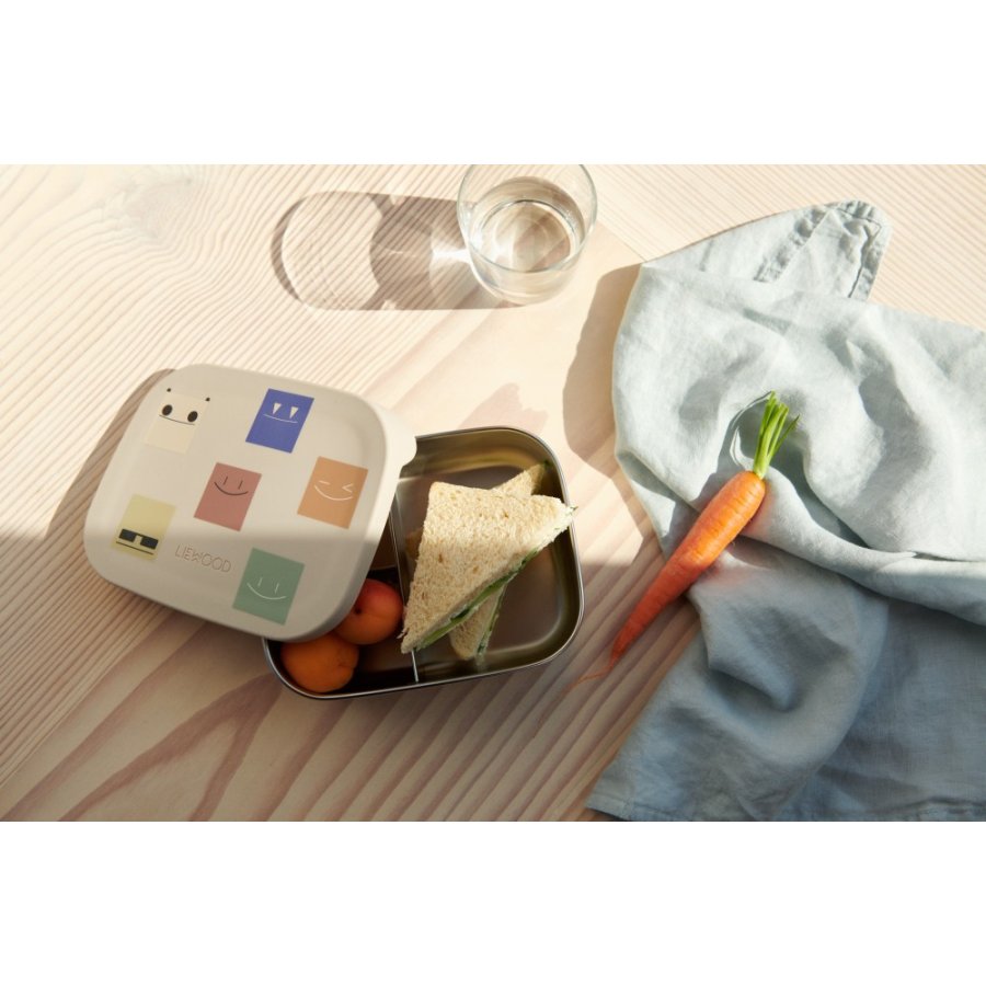 LIEWOOD Arthur Madkasse 900 ml, Smiley/Sandy