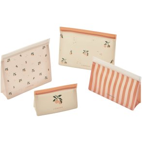 LIEWOOD Keith Madpose 4 stk, Peach/Sea Shell