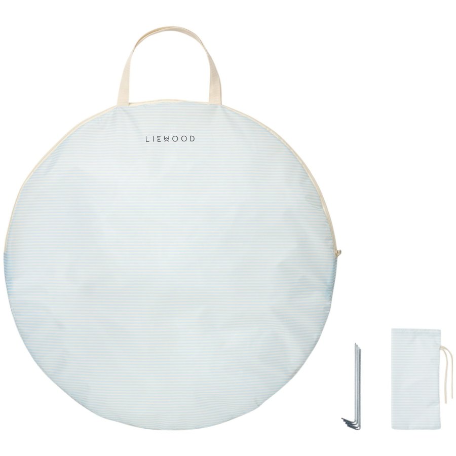 LIEWOOD Cassie Pop Up Telt H90 cm, Pure Sky/Creme de la Creme Stripe