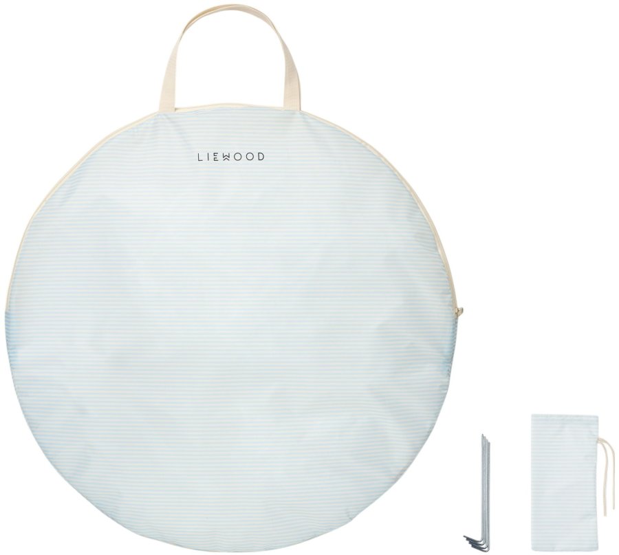 LIEWOOD Cassie Pop Up Telt H90 cm, Pure Sky/Creme de la Creme Stripe
