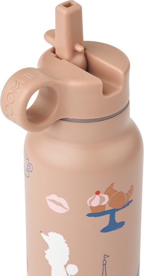 LIEWOOD Falk Wasserflasche 350 ml, Paris/Pale Tuscany