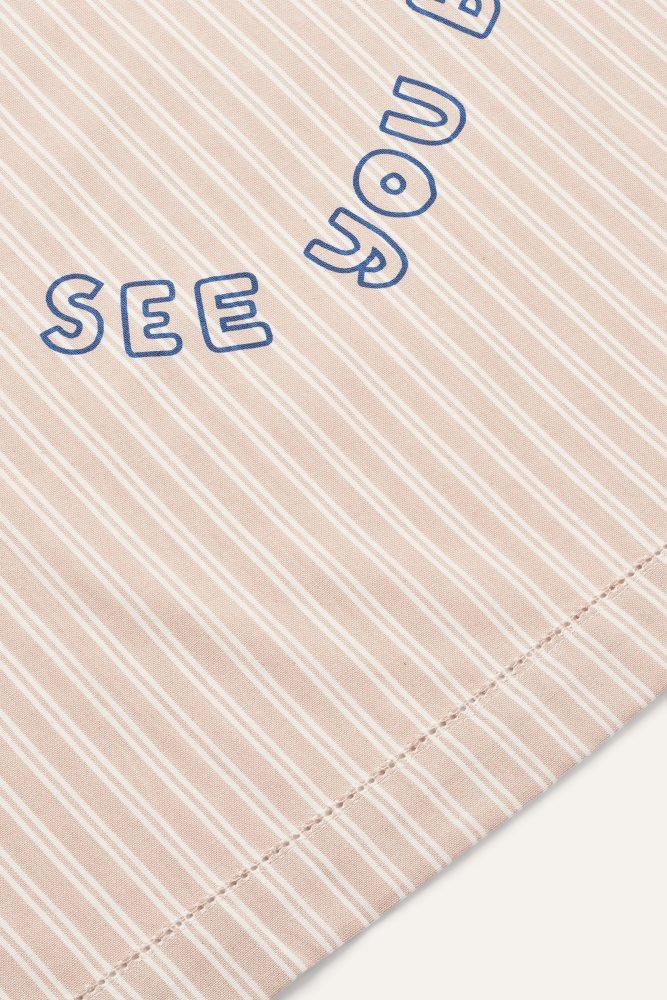 LIEWOOD Paige Strandhndklde 100x160 cm, Sorbet Rose/Creme de la Creme