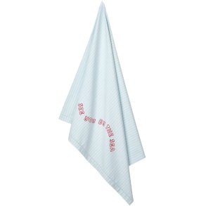 LIEWOOD Paige Strandtuch 100x160 cm, Pure Sky/Creme de la Creme