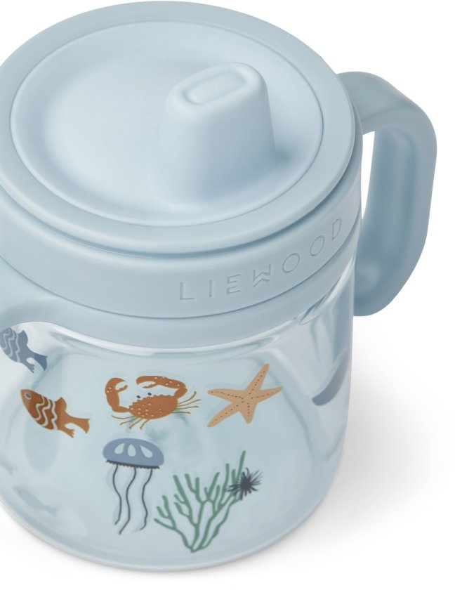 LIEWOOD Kylo Tudekop i Tritan 28 cl, Sea Creature/Sandy