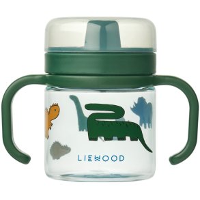 LIEWOOD Kylo Tudekop i Tritan 28 cl, Dinosaurs/Mist